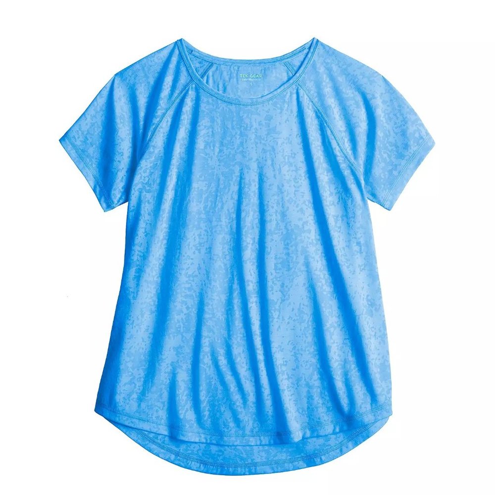 3/$20 Bundle Or New Size 2X Blue Tee From Tek Gear MSRP $20 - Picture 1 of 5